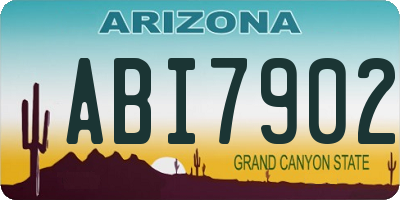 AZ license plate ABI7902