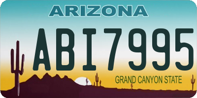 AZ license plate ABI7995