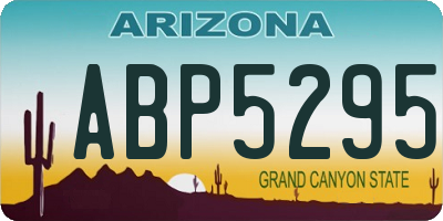 AZ license plate ABP5295
