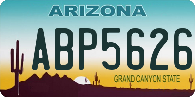 AZ license plate ABP5626