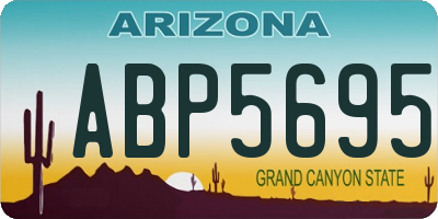 AZ license plate ABP5695