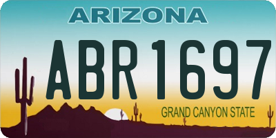 AZ license plate ABR1697