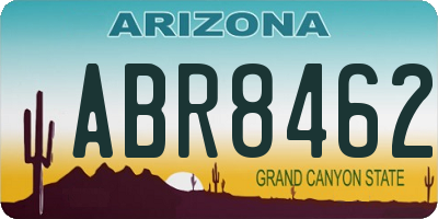 AZ license plate ABR8462