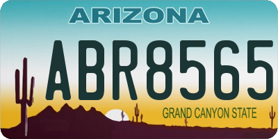 AZ license plate ABR8565
