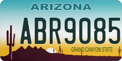 AZ license plate ABR9085