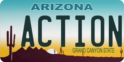 AZ license plate ACTION