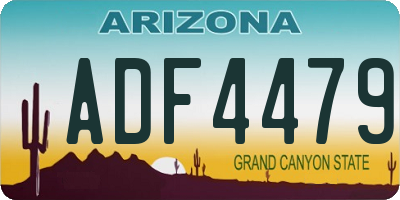 AZ license plate ADF4479