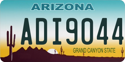 AZ license plate ADI9044