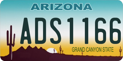AZ license plate ADS1166