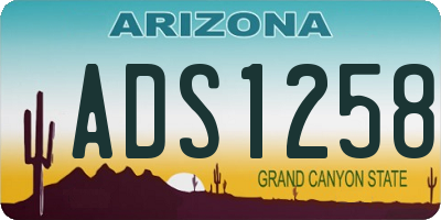 AZ license plate ADS1258
