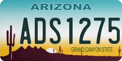 AZ license plate ADS1275