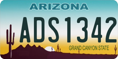 AZ license plate ADS1342