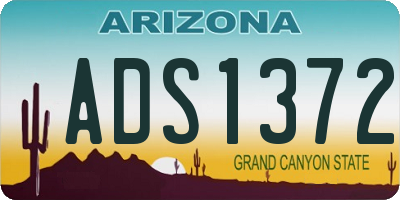 AZ license plate ADS1372