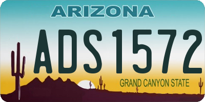 AZ license plate ADS1572