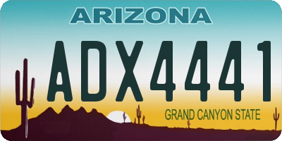 AZ license plate ADX4441