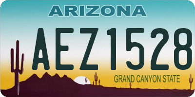 AZ license plate AEZ1528