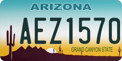 AZ license plate AEZ1570