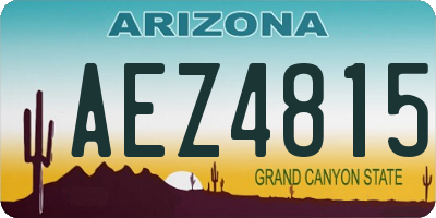 AZ license plate AEZ4815