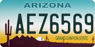 AZ license plate AEZ6569