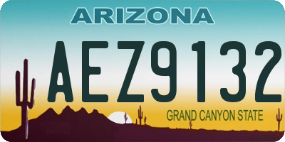 AZ license plate AEZ9132
