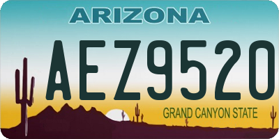 AZ license plate AEZ9520