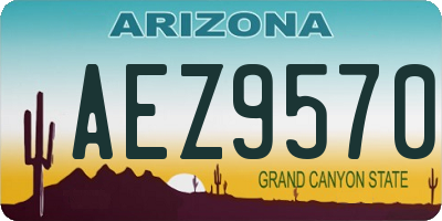 AZ license plate AEZ9570