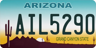 AZ license plate AIL5290