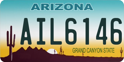 AZ license plate AIL6146