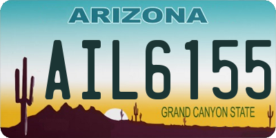 AZ license plate AIL6155