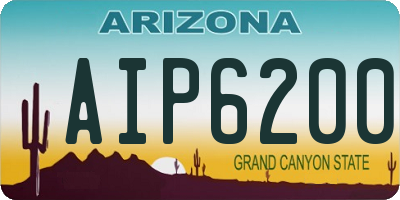 AZ license plate AIP6200