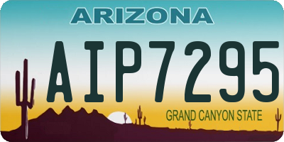 AZ license plate AIP7295