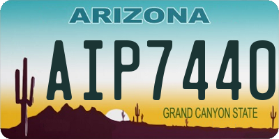 AZ license plate AIP7440