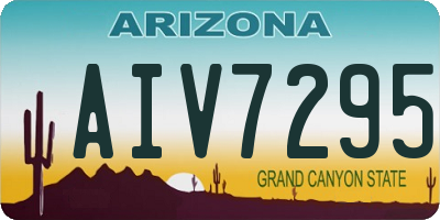 AZ license plate AIV7295