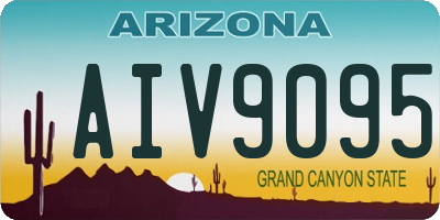 AZ license plate AIV9095