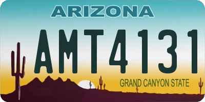 AZ license plate AMT4131