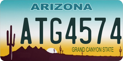 AZ license plate ATG4574