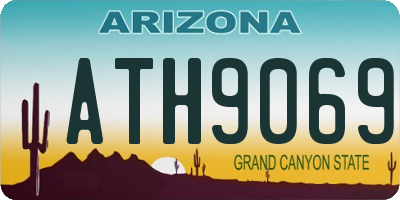 AZ license plate ATH9069