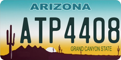 AZ license plate ATP4408