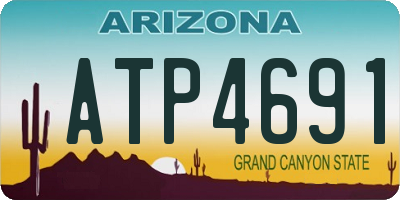 AZ license plate ATP4691