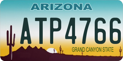 AZ license plate ATP4766