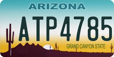 AZ license plate ATP4785