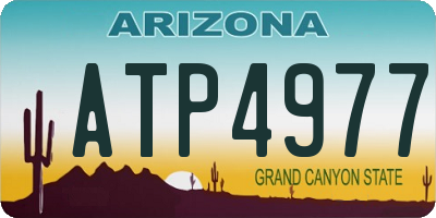 AZ license plate ATP4977