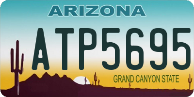 AZ license plate ATP5695