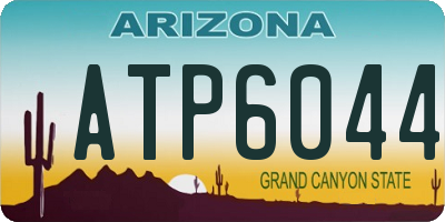 AZ license plate ATP6044