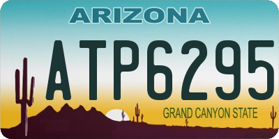 AZ license plate ATP6295