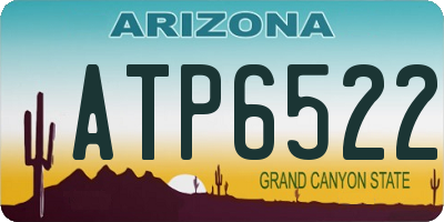AZ license plate ATP6522