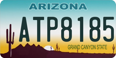 AZ license plate ATP8185