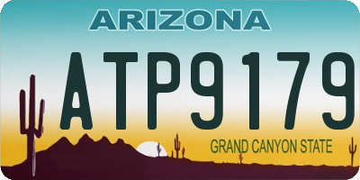 AZ license plate ATP9179