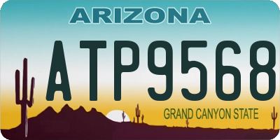 AZ license plate ATP9568