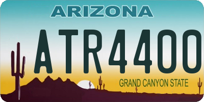 AZ license plate ATR4400